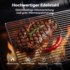 Griglia per barbecue quadrata 60x40cm in acciaio inox di Anteprima dell’immagine prodotto 16