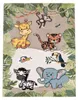 TT Home Kinderzimmer Teppich Dschungel Zoo Tiere Zebra Produktbild-Vorschau 6