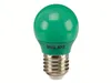 A single green Philips LED light bulb is shown against a white background. Produktbild-Vorschau