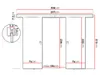 Posuvné dvoukřídlé interiérové dveře SANITA 3 - 152 cm, dub Náhled obrázku produktu 2