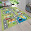 Teppich Kinderzimmer Kinderteppich Spielteppich Straßen Und Produktbild-Vorschau 1