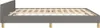 vidaXL Struttura letto senza materasso grigio scuro 160x200 Anteprima dell’immagine prodotto 5