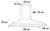 Klarstein Zugspitze 90 Dunstabzugshaube - Wandhaube, Produktbild-Vorschau 7