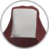 Stehtisch Husse Bordeaux Ø 80 cm mit Fußlaschen Stretch Produktbild-Vorschau 2