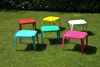 Table empilable pour enfants rouge 50 x 50 cm entièrement Voir les images du produit 1