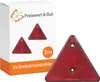 2 x Dreieck Reflektoren für Anhänger mit E4, Katzenaugen Produktbild-Vorschau 2