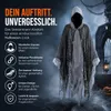 Disfraz de Grim Reaper para adultos: capa negra para Vista previa de la imagen del producto 2