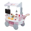 Carretto dei gelati in legno 4iQ per bambini Sunday-Funday Anteprima dell’immagine prodotto 5