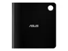 A black ASUS external drive is shown against a white background. Produktbild-Vorschau