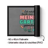 Möchte Nur Über Garten Sprechen Heute Fußmatte Produktbild-Vorschau 2