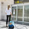 Sillar Kofferschutzhülle Größe M Mit Stewardess-Motiv – Produktbild-Vorschau 6
