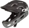 A full-face bike helmet with a visor and chin guard, shown from a three-quarter angle against a white background. Podgląd zdjęcia produktu
