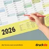 XL Jahreskalender Wandkalender 2026 | DIN A1 | 5 Stück | Produktbild-Vorschau 4