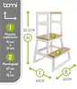 BOMI® Learning Tower für Baby & Kleinkinder | Trittschemel Produktbild-Vorschau 2