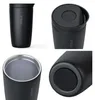 Thermobecher Edelstahl 350ml Deckel Kaffee Becher isoliert Produktbild-Vorschau 6