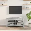 Meuble TV d'angle vidaXL, 102 x 40,5 x 45 cm, gris béton, Voir les images du produit 4