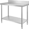 XMTECH Table de travail en inox Table de cuisine réglable Voir les images du produit 1