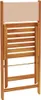 Gartenstühle 8 Stk. Klappbar Beige Stoff und Massivholz Produktbild-Vorschau 7