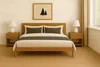 Comodino 35x40x35 in rovere, cassetto superiore, ripiano Anteprima dell’immagine prodotto 2