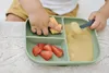 BEABA 913549, Teller für Kleinkinder, Grün, Silikon, Produktbild-Vorschau 4