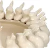 Velká mísa s králíkem, Steengoed bílá, 37,5 x 37,5 x 15 cm. Náhled obrázku produktu 3