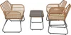 home24 Loungeset - 4-teilig - Polyrattan / Polyester - Produktbild-Vorschau 7