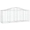 vidaXL Gabionen mit Hochbogen 4 Stk. 200x50x80/100 cm Produktbild-Vorschau 4