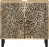 vidaXL Mobiletto 62x33x58 cm in legno massiccio di mango Anteprima dell’immagine prodotto 2