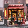 Puzzle 3D, Mini domek DIY, Pizzeria Uncle Joe, Cutebee, 236 Podgląd zdjęcia produktu 2
