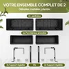 2x Bac à fleurs 11 litres support de montage intérieur Voir les images du produit 4