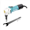 A Makita JN1601 Knabber metal shear and a wrench are shown on a white background. Podgląd zdjęcia produktu
