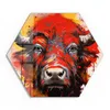 DEQOART Glasbild Echtglas 55x48 cm 'Kraftvolle Wildheit' Produktbild-Vorschau 1