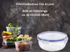 LS-LebenStil Frischhaltedose Clip & Lock 800ml Rund mit Produktbild-Vorschau 3