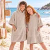 CalmyBEACH Frottee Poncho Badeponcho Kinder Bademantel  - Produktbild-Vorschau 6