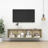 The Living Store TV-Wandschrank Sonoma-Eiche 37x37x142,5 cm Produktbild-Vorschau 1