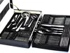 A cutlery set in a black case. Produktbild-Vorschau