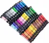 A collection of acrylic paint tubes arranged diagonally on a white background. Náhled obrázku produktu