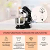Klarstein kuchynský robot, hnetací stroj s 5 l miskou, 1800 Náhľad obrázku produktu 3