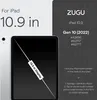 A graphic displaying an iPad and information about its compatibility with a ZUGU case. Produktbild-Vorschau