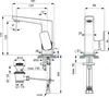 Ideal Standard miscelatore per lavabo Tonic II bocca alta, Anteprima dell’immagine prodotto 3