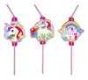 8 Trinkhalme Einhorn Produktbild-Vorschau 1