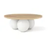 DEKORI_INTERIORS, okrągły stolik kawowy BELLY 75 cm w Podgląd zdjęcia produktu 1