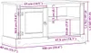vidaXL Szafka pod TV Corona 100x40x52 cm lite drewno Podgląd zdjęcia produktu 8
