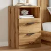 vidaXL Nachttisch Artisan-Eiche 40x36x65 cm Holzwerkstoff Produktbild-Vorschau 3