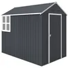 Outsunny Gerätehaus Stahl 4㎡ Gartenschrank mit Fenster Produktbild-Vorschau 1