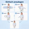 Baby Swaddle Pucksack Schlafsack, Baby Puckdecke, Produktbild-Vorschau 4