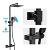 Système de douche Heilmetz avec thermostat, noir mat, Voir les images du produit 4