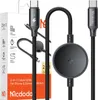 A product shot of a Mcdodo 2-in-1 charging cable with its packaging. Podgląd zdjęcia produktu