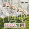 Blumenständer für Hochzeit - Set mit 4 - Stahlrohr - Produktbild-Vorschau 2