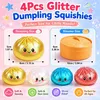 Glitter Dumpling Squishy, 4 Stück Dumpling Squishies, Produktbild-Vorschau 5